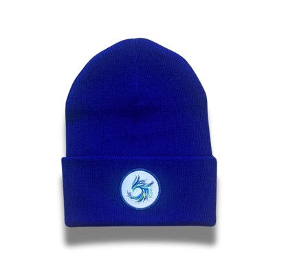 The Phoenix: Royal Blue Tight-Knit Beanie