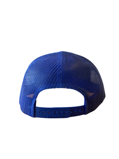 The Phoenix: Gray/Blue Trucker